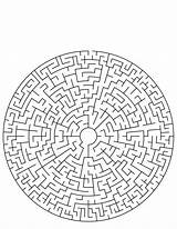 Labyrinths Coloring Educational Labyrinthe Printable Pages Imprimer Coloriage Kb sketch template