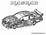 Coloring Pages Nascar Car Print Boys sketch template