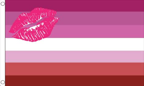 Lipstick Lesbian Flag Medium Mrflag