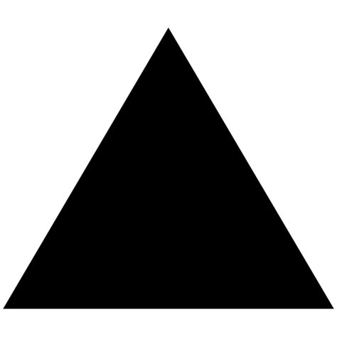 triangle shape sticker