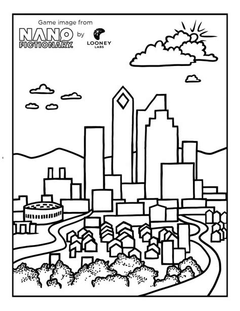 coloring page  city kids  fun   coloring pages  cities