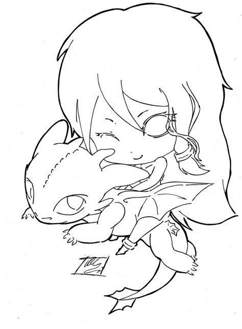 beautiful stock toothless  light fury  coloring pages