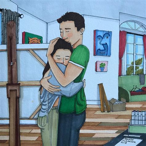 Artist Illustrates The Intimate Moments Between Couples That Happen In