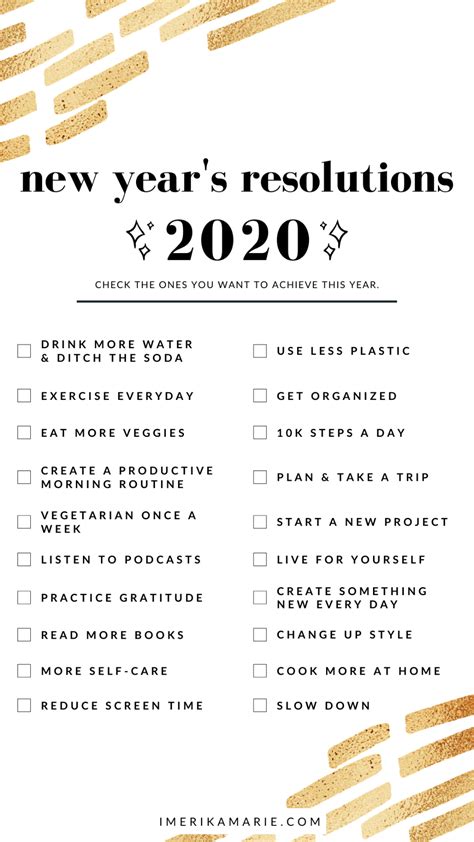 20 new year s resolutions that will improve your life in 2020 new