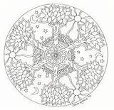 Mandala Solstice sketch template