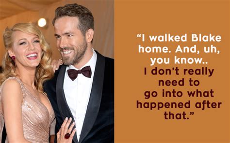 ryan reynolds fell in love with wife blake lively after the sex or