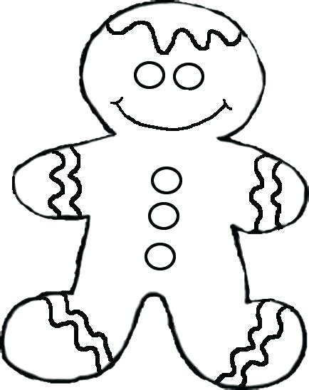 gingerbread girl coloring page  getcoloringscom  printable