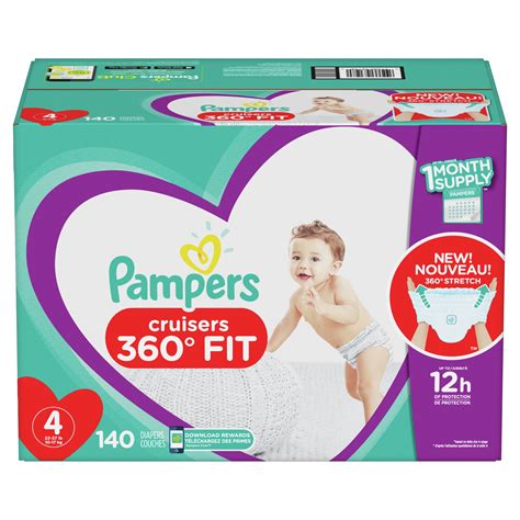 pampers cruisers  fit diapers active comfort size   count