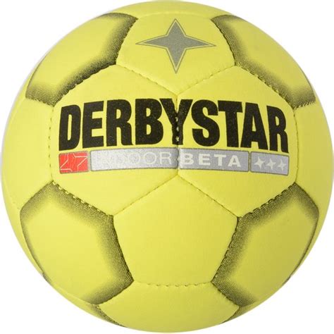 bolcom derby star indoor beta zaalvoetbal geel
