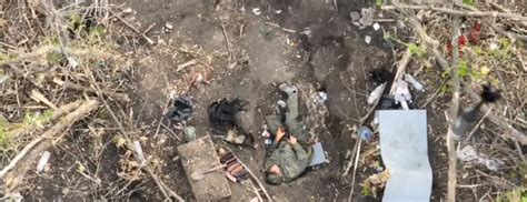 snoozing russian soldier  terrifying wake  call  ukrainian drone drops bomb