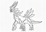 Dialga Palkia sketch template