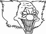 Clown Scary Face Evil Drawing Cool Drawings Coloring Pages Clowns Killer Draw Horror Mouth Color Clipartmag Fish Girl Posse Insane sketch template