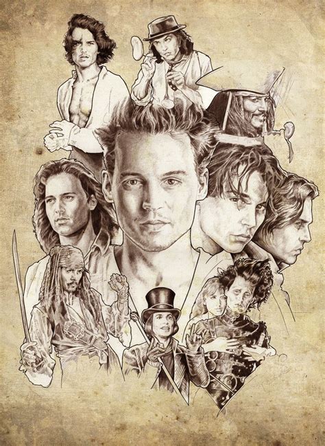 johnny depp colouring pages page  elsword personajes dibujos