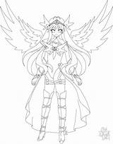 Valkyrie Sailor Celestial Drawings sketch template