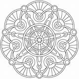 Geometric Coloring Pages Simple Printable Getcolorings Incredible Adults sketch template