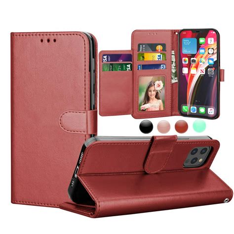 iphone  pro wallet case iphone   leather cases njjex kickstand luxury pu leather