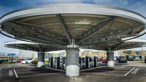 britains biggest electric car rapid charge hub   open
