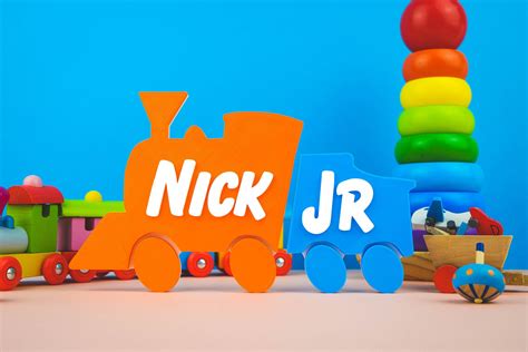 nick jr train logo  printed logo kids toy etsy