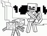 Minecraft Coloring Pages Bow Arrow Kids sketch template