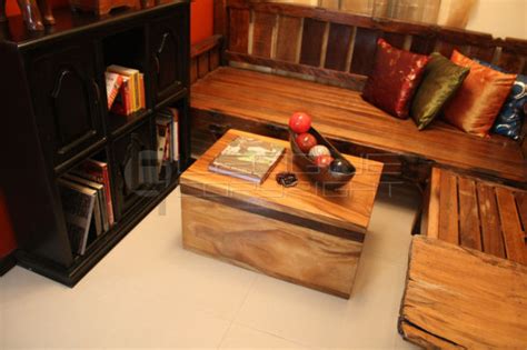 coffee table  storage big storage wooden chest solid
