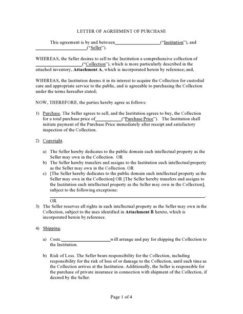 perfect letter  agreement templates templatelab