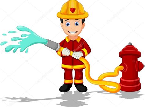 Cartoon Fireman — Stock Vector © Starlight789 66432581