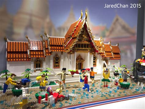 songkran festival thailand designed  built  lego bo flickr