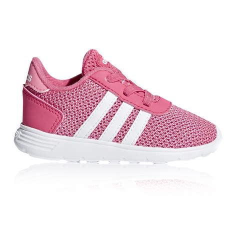 adidas lite racer toddler girls running shoes pinkwhite