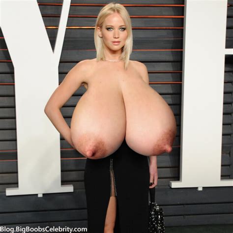 Jennifer Lawrence Huge Balloon Boobs And Nipples Kabuka