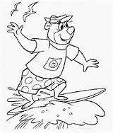 Oso Yogi Yogui Figura Surfing Osos Boo Library Anterior sketch template