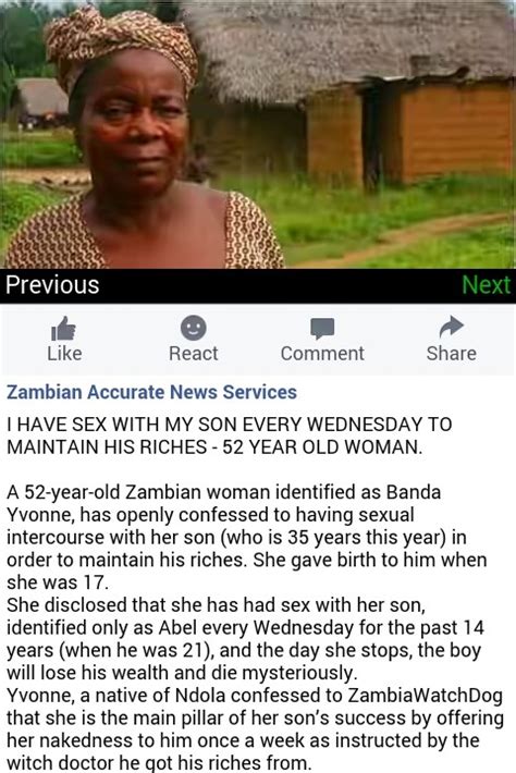 Glostarz Zambian 52 Year Old Woman Confesses Of Sex With