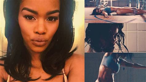 kanye west s fade video star teyana taylor shows off her
