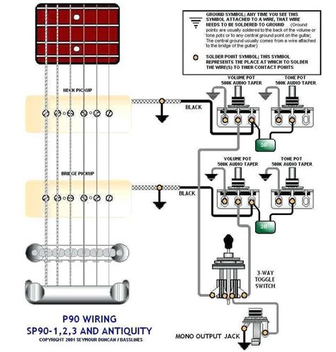 single p wiring diagram pores gitaar