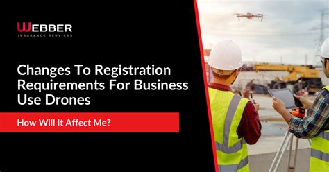 registration requirements  business  drones