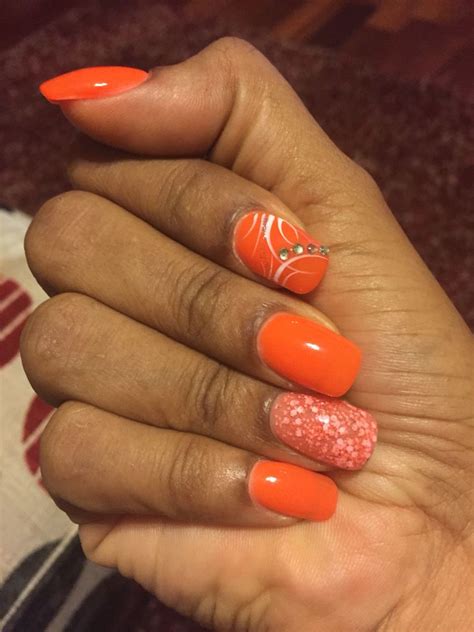 orange crush orange crush nail designs nails beauty finger nails
