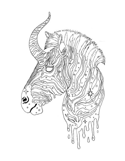 zebra unicorn coloring pages lets coloring  world