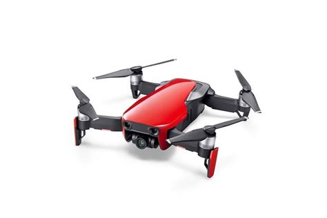 dji mavic air ultraportable  quadcopter fly  combo flame red