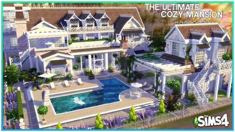 The Ultimate Dream Mansion ☀️ [no Cc] Sims 4 Speed Build Kate