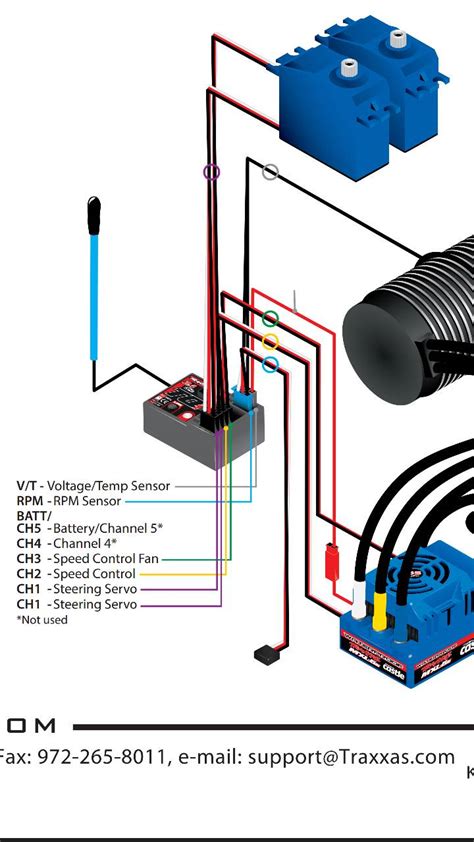 traxxas tqi receiver  oba wiring diagram