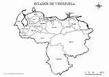Venezuela Estados Capitales Mapas Municipios sketch template