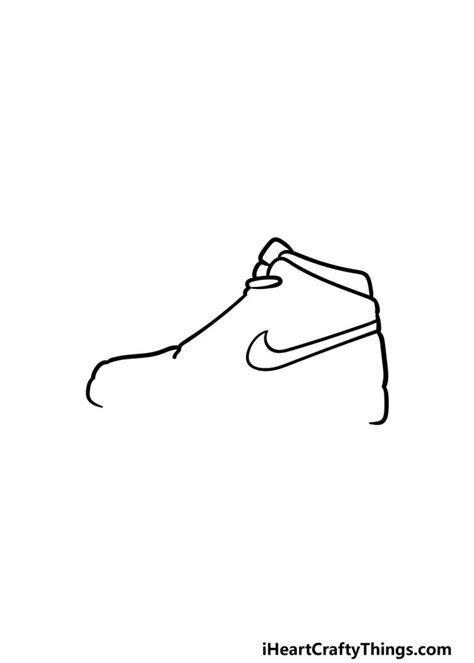 jordan shoe drawing   draw jordan shoe step  step