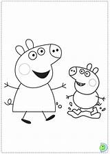 Pig Peppa Coloring Pages Friends Dinokids Print Easy Preschool 2517 Colouring Template Swimming Resolution Printables Popular Item Library Clipart Close sketch template