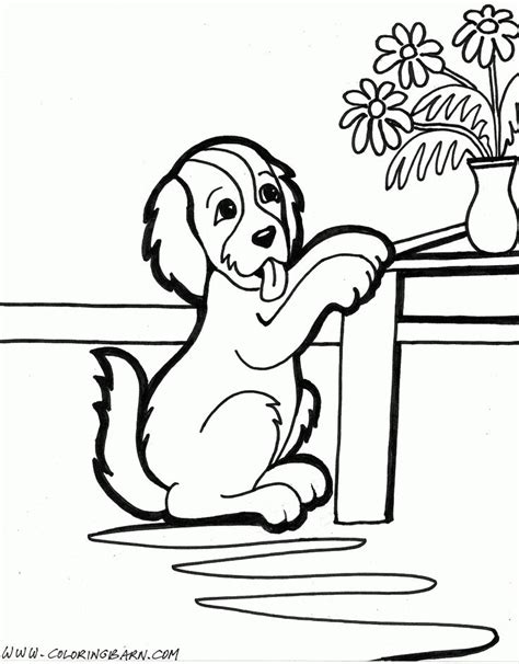 printable coloring pages puppy coloring pages dog coloring page