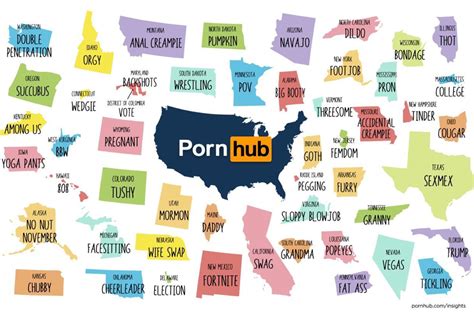 pornhub releases top porn searches per state during