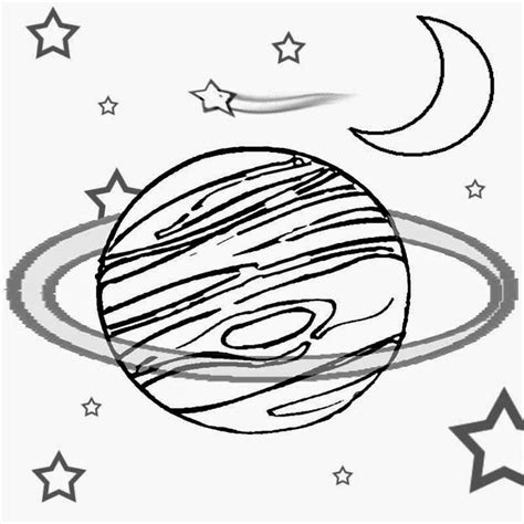 outer space coloring page coloring home