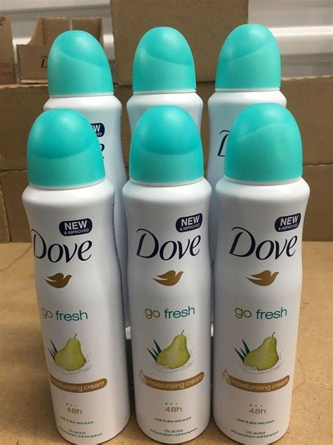 dove  fresh pear aloe vera deodorant body spray  fresh ml pack   dove