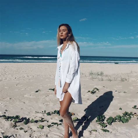 fashion women cover  shirt beach lightweight white long sleeve button  shirt  blouses