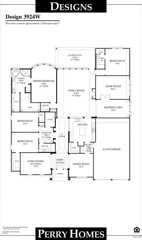 perry homes  story floor plans floorplansclick