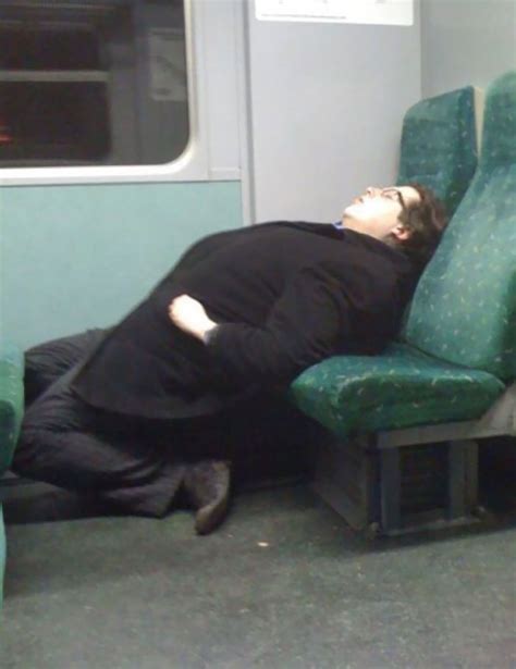 people   caught sleeping  extremely uncomfortable positions