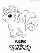 Sheets Vulpix sketch template